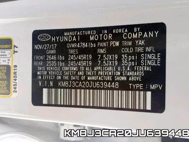 KM8J3CA20JU639448 фото 2