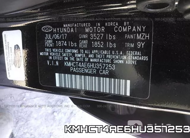 KMHCT4AE6HU357253 фото 10
