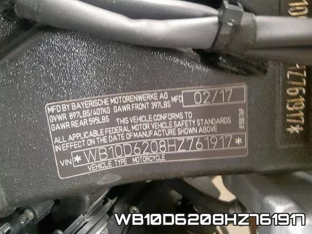 WB10D6208HZ761917 фото 2