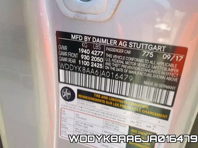 WDDYK8AA6JA016479 фото 2