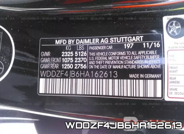 WDDZF4JB6HA162613 фото 10