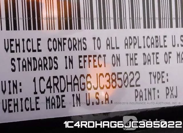 1C4RDHAG6JC385022 фото 9
