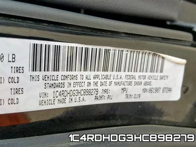 1C4RDHDG3HC898279 фото 2