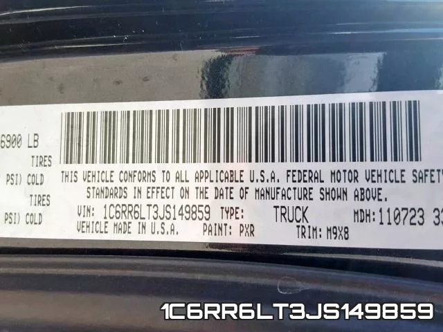 1C6RR6LT3JS149859 фото 2