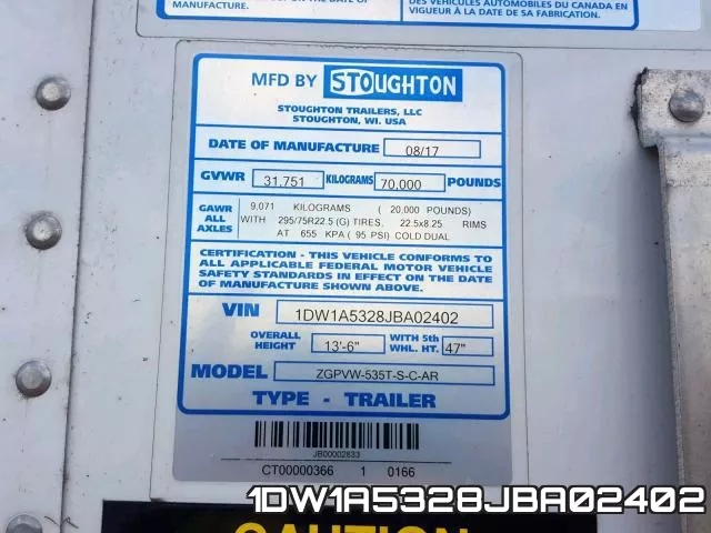 1DW1A5328JBA02402 фото 2