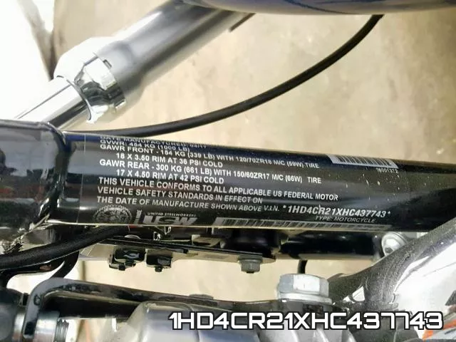 1HD4CR21XHC437743 фото 2