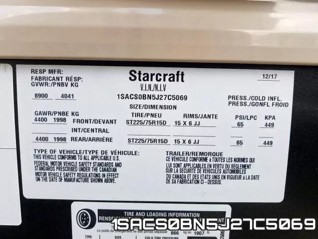 1SACS0BN5J27C5069 фото 2