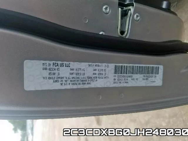 2C3CDXBG0JH248030 фото 2