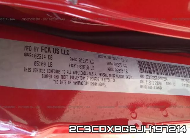 2C3CDXBG6JH197214 фото 10
