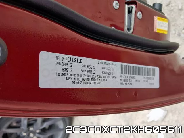 2C3CDXCT2KH605611 фото 2