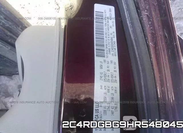 2C4RDGBG9HR548045 фото 10