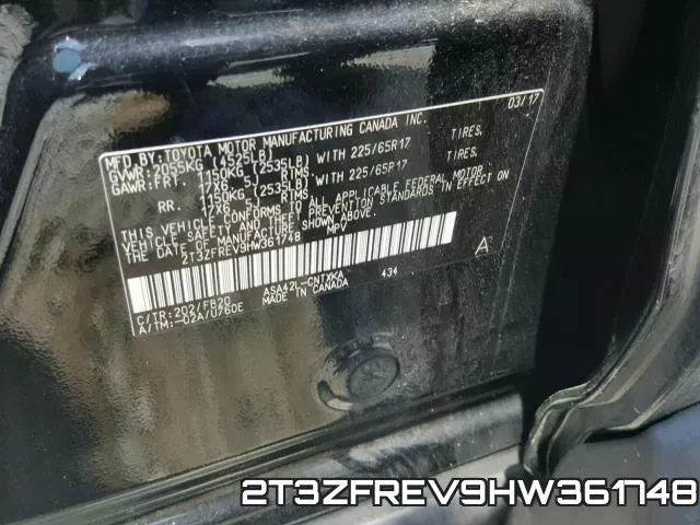 2T3ZFREV9HW361748 фото 2