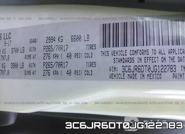 3C6JR6DT0JG122783 фото 10