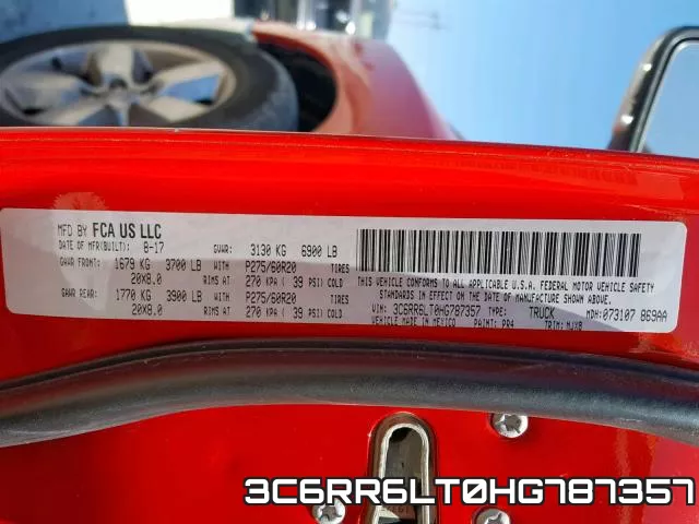 3C6RR6LT0HG787357 фото 2