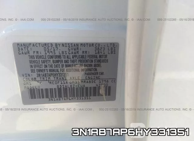 3N1AB7AP6HY331351 фото 10