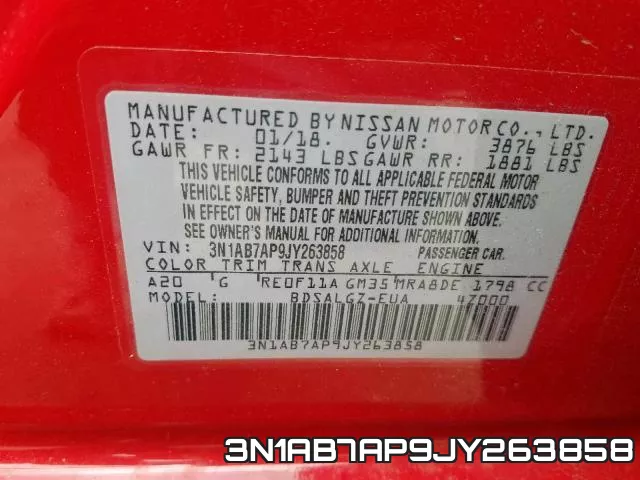 3N1AB7AP9JY263858 фото 2