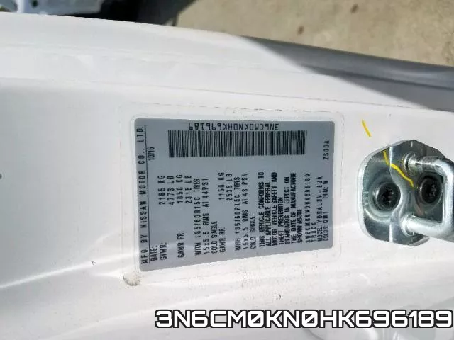 3N6CM0KN0HK696189 фото 2