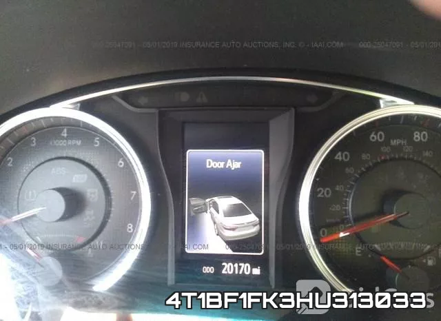 4T1BF1FK3HU313033 фото 8