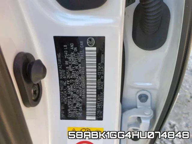 58ABK1GG4HU074848 фото 2