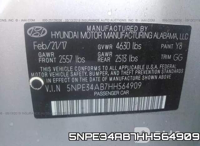 5NPE34AB7HH564909 фото 10