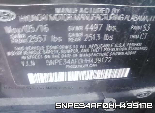 5NPE34AF0HH439172 фото 10