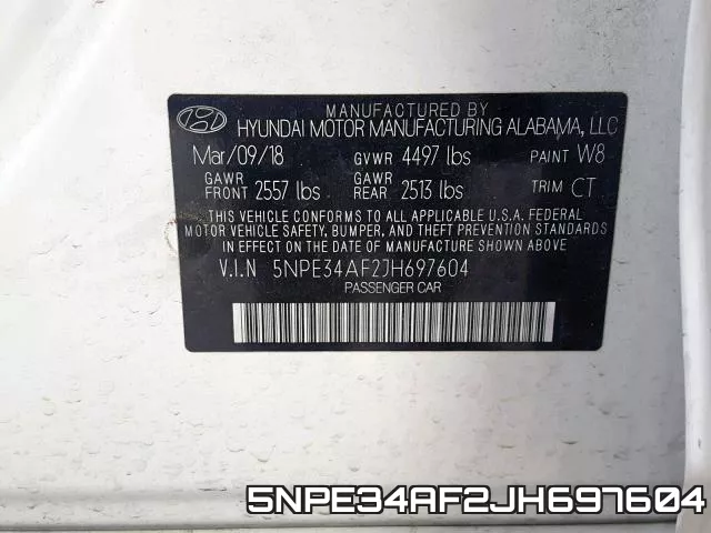 5NPE34AF2JH697604 фото 2