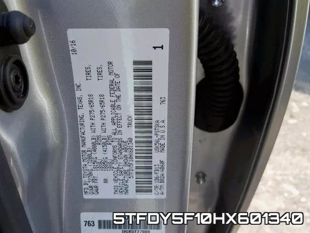 5TFDY5F10HX601340 фото 2