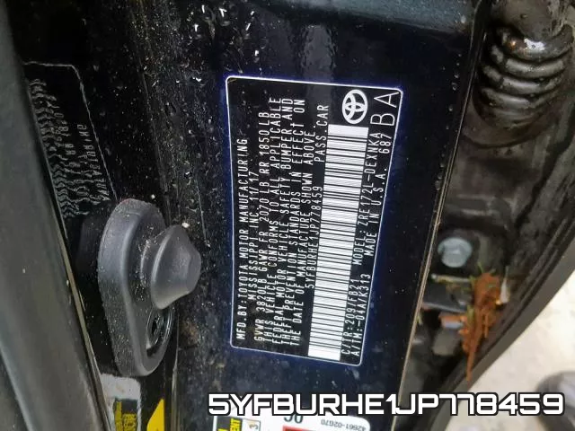 5YFBURHE1JP778459 фото 2