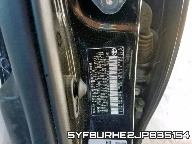5YFBURHE2JP835154 фото 2