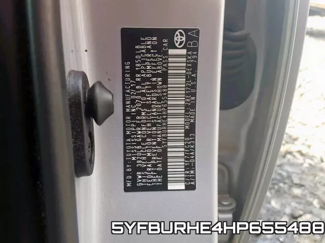 5YFBURHE4HP655488 фото 2