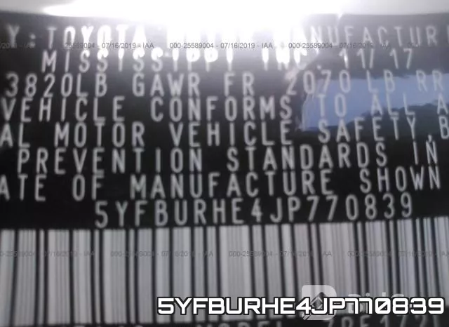 5YFBURHE4JP770839 фото 10