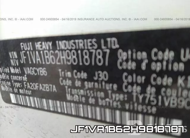 JF1VA1B62H9818787 фото 10