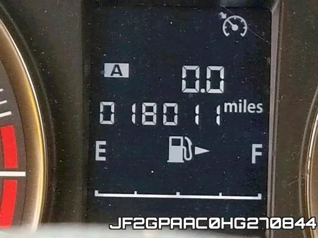 JF2GPAAC0HG270844 фото 9