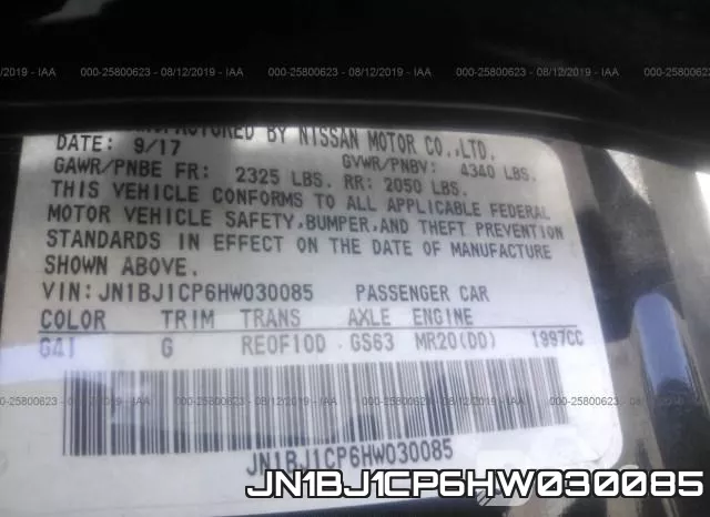 JN1BJ1CP6HW030085 фото 10