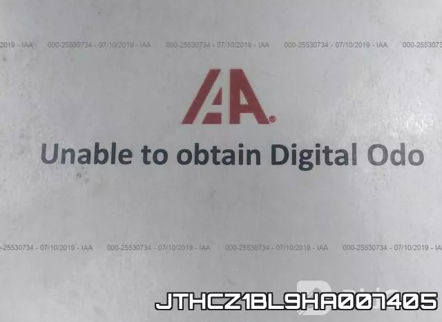 JTHCZ1BL9HA007405 фото 8