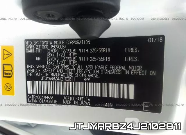 JTJYARBZ4J2102811 фото 10