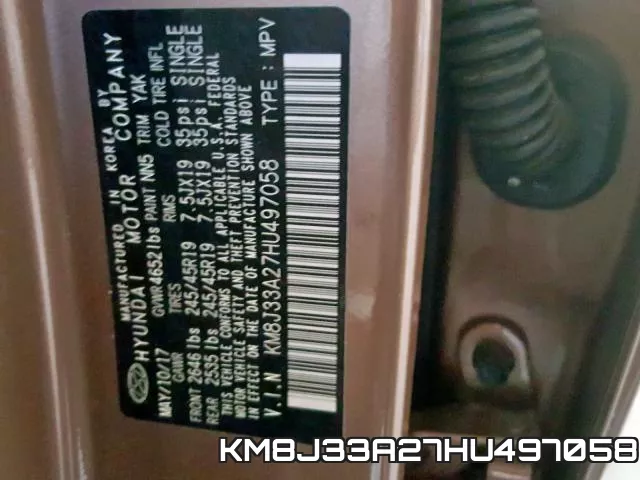 KM8J33A27HU497058 фото 2