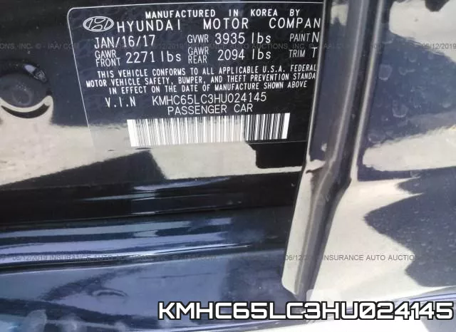 KMHC65LC3HU024145 фото 10