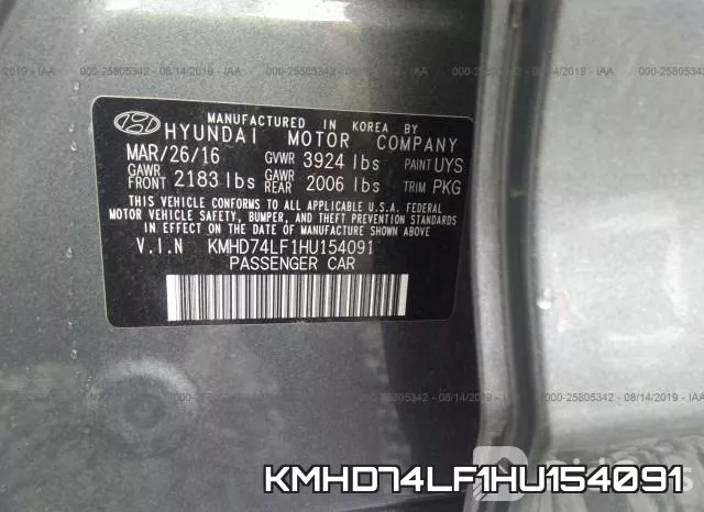 KMHD74LF1HU154091 фото 10