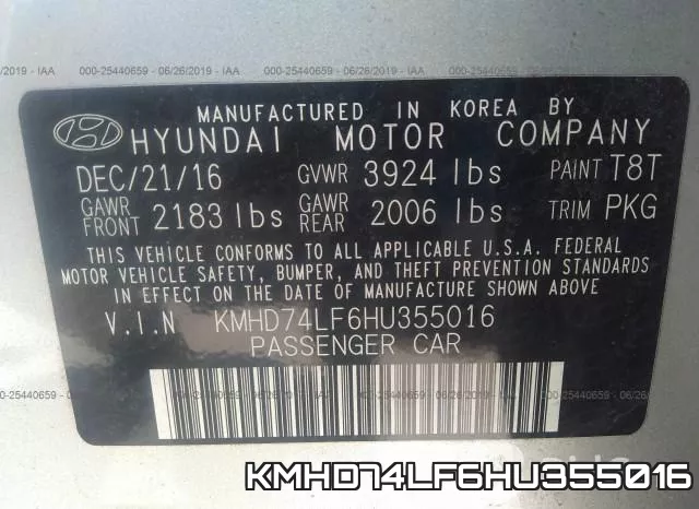 KMHD74LF6HU355016 фото 10