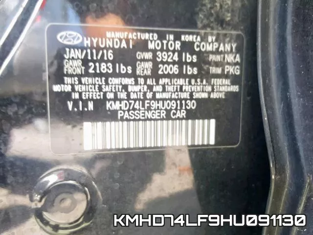 KMHD74LF9HU091130 фото 2