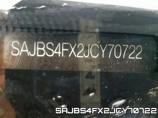 SAJBS4FX2JCY70722 фото 2