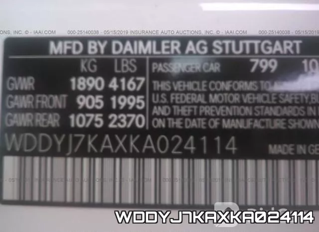 WDDYJ7KAXKA024114 фото 10