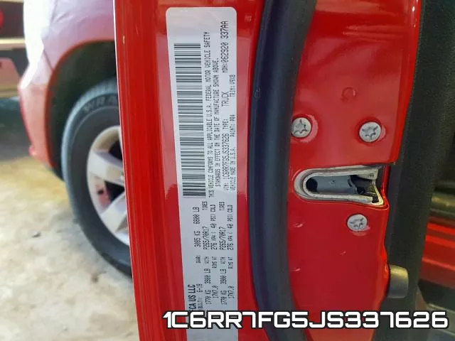 1C6RR7FG5JS337626 фото 2