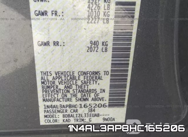 1N4AL3AP8HC165206 фото 10