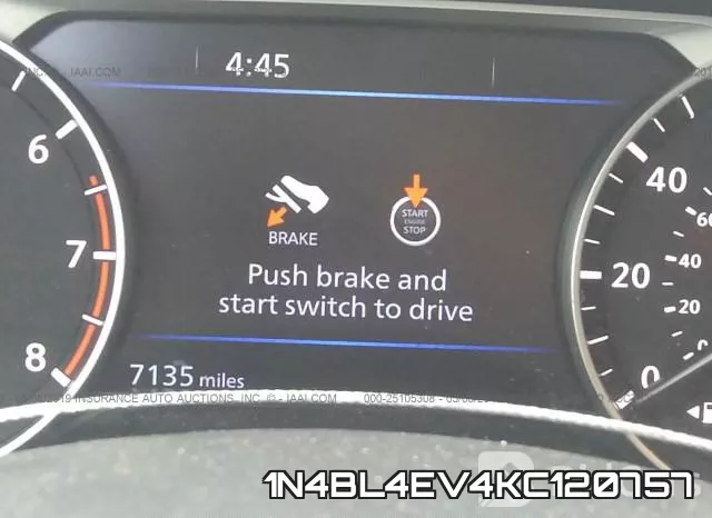 1N4BL4EV4KC120757 фото 8