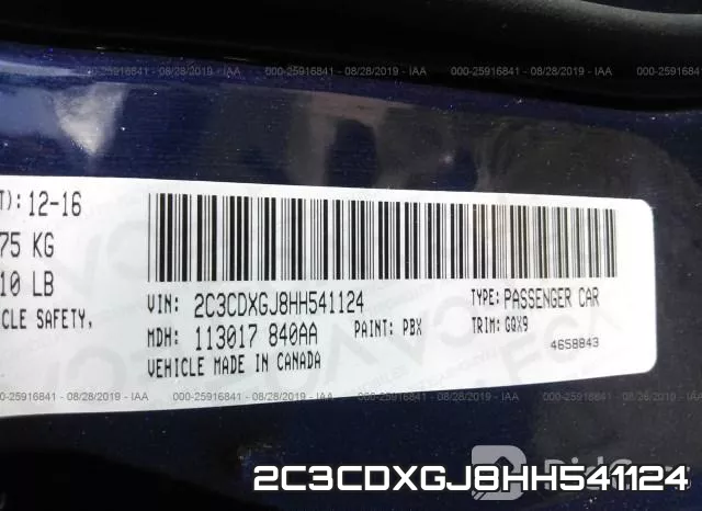 2C3CDXGJ8HH541124 фото 10
