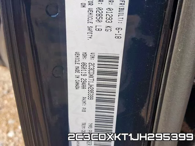 2C3CDXKT1JH295399 фото 2
