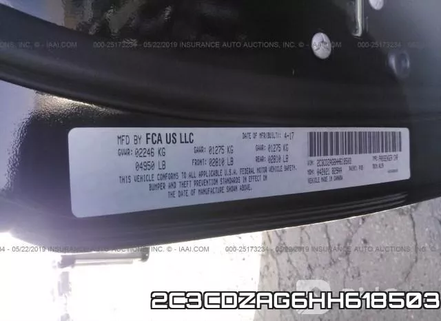 2C3CDZAG6HH618503 фото 10