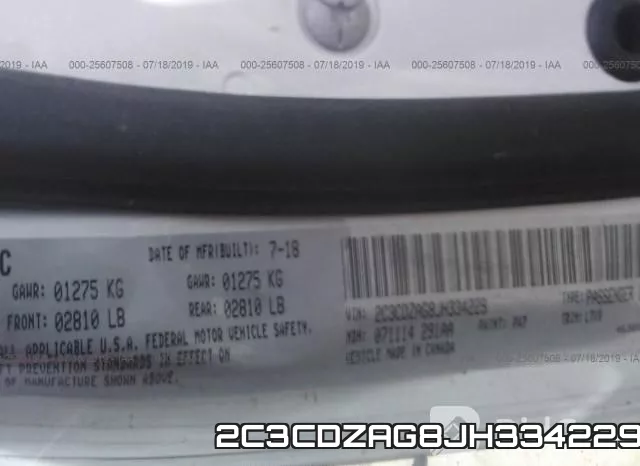 2C3CDZAG8JH334229 фото 10